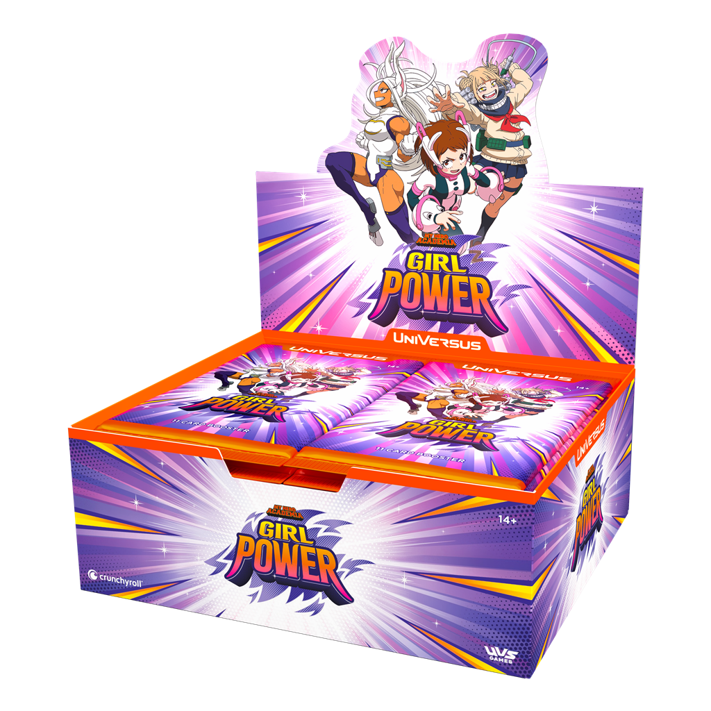UniVersus My Hero Academia Girl Power Booster Display 24 Pakker Kortspil