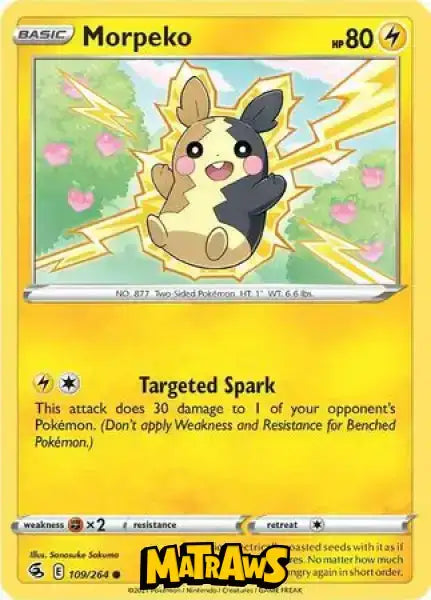 (109/264) Morpeko Enkeltkort Fusion Strike 