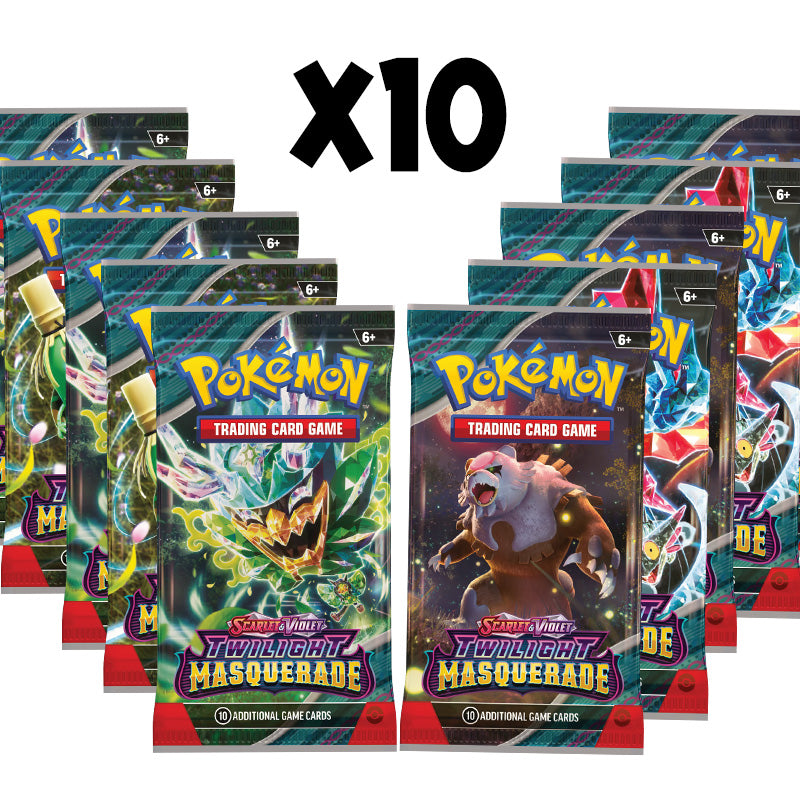 Pokémon TCG: Scarlet & Violet: Twilight Masquerade - Booster Pack Bundle (10 stk.)