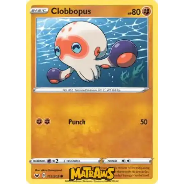 (112/202) Clobbopus Enkeltkort Sword & Shield 