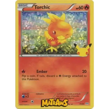 (11/25) Torchic - Holo Enkeltkort McDonald's Collection 2021 