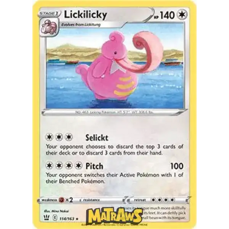 (114/163) Lickilicky Enkeltkort Battle Styles 