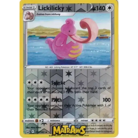 (114/163) Lickilicky - Reverse Enkeltkort Battle Styles 