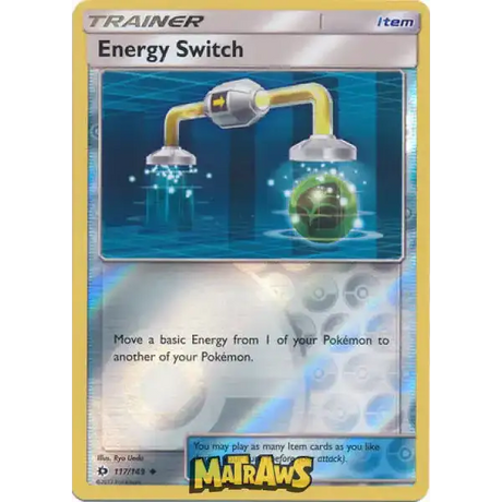 (117/149) Energy Switch - Reverse Enkeltkort Sun & Moon 