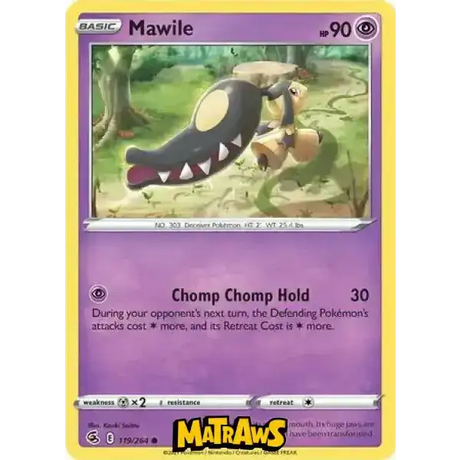 (119/264) Mawile Enkeltkort Fusion Strike 