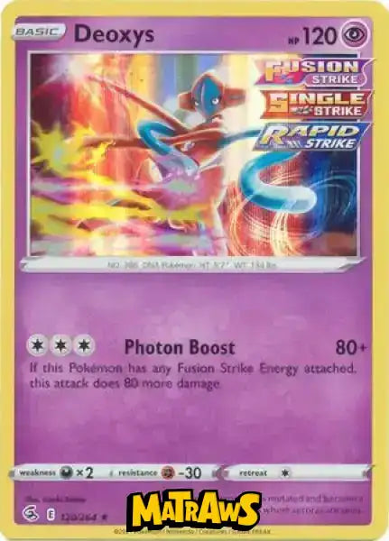 Meloetta #124/264 SWSH Fusion Strike Rare Pokemon 2021 TCG Card