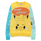Pokémon: Pikachu & Kanto Starters (Bulbasaur, Charmander, Squirtle) - Christmas Jumper/Julesweater