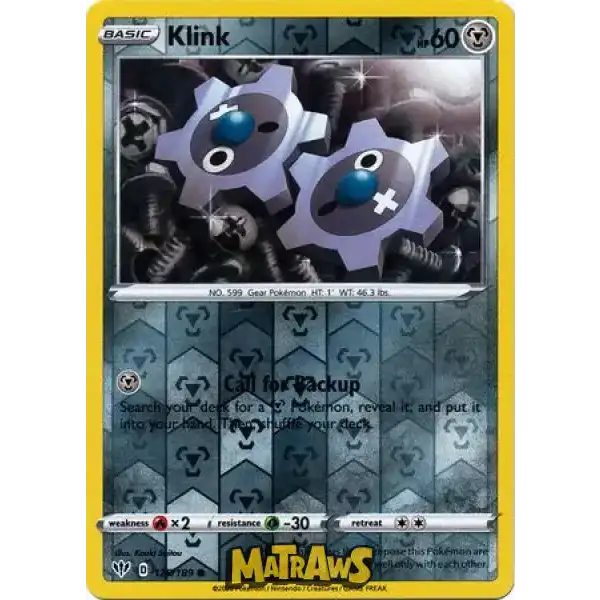 (125/189) Klink - Reverse Enkeltkort Darkness Ablaze 