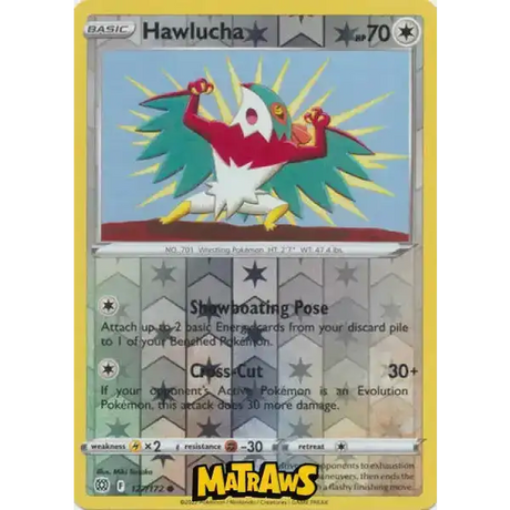 (127/172) Hawlucha - Reverse Enkeltkort Brilliant Stars 