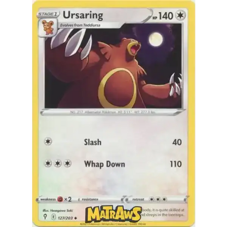 (127/203) Ursaring Enkeltkort Evolving Skies 