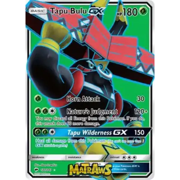 (130/147) Tapu Bulu GX - Full Art Enkeltkort Burning Shadows 