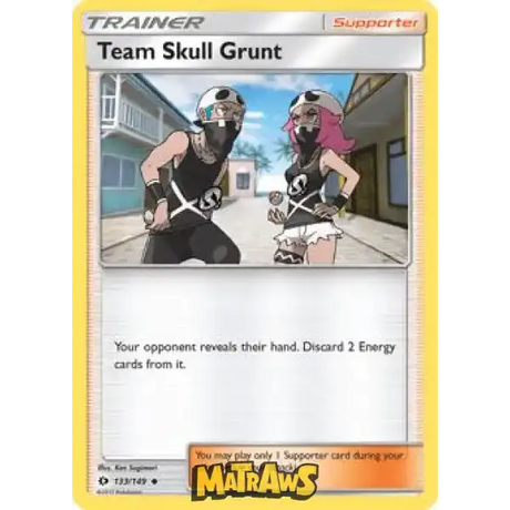 (133/149) Team Skull Grunt Enkeltkort Sun & Moon 