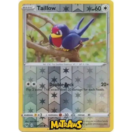 (133/185) Taillow - Reverse Enkeltkort Vivid Voltage 