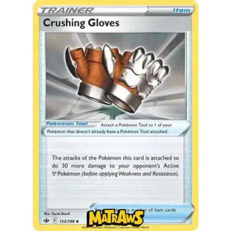 (133/198) Crushing Gloves Enkeltkort Chilling Reign 