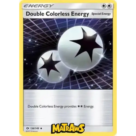 (136/149) Double Colorless Energy Enkeltkort Sun & Moon 