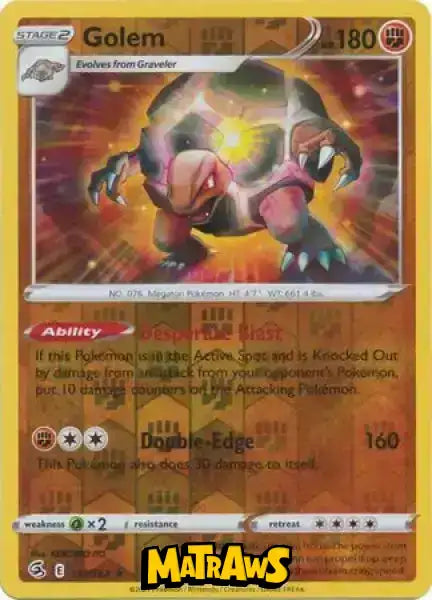 (137/264) Golem - Reverse Enkeltkort Fusion Strike 