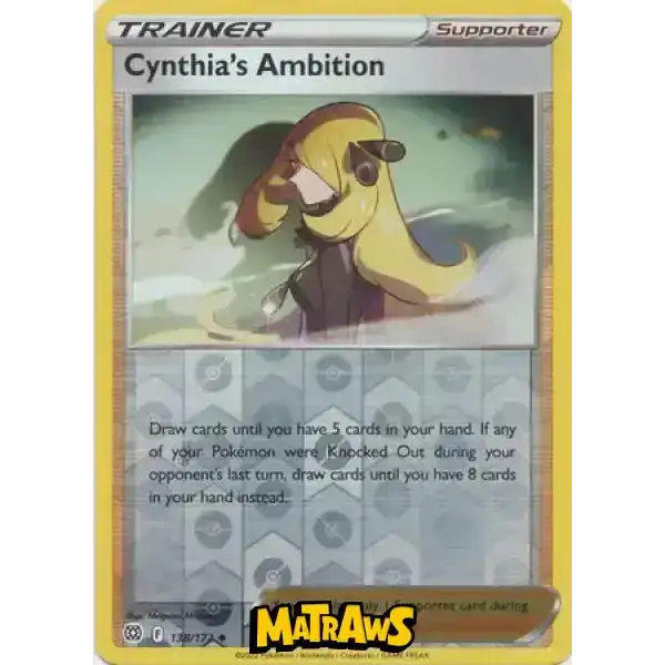 (138/172) Cynthia’s Ambition - Reverse Enkeltkort Brilliant Stars 