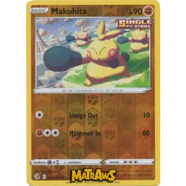 (142/264) Makuhita - Reverse Enkeltkort Fusion Strike 