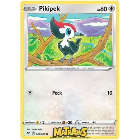 (143/185) Pikipek Enkeltkort Vivid Voltage 