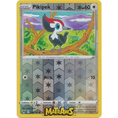 (143/185) Pikipek - Reverse Enkeltkort Vivid Voltage 