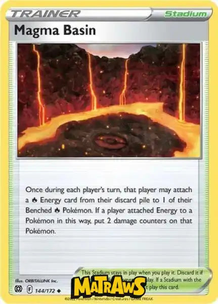 (144/172) Magma Basin Enkeltkort Brilliant Stars 