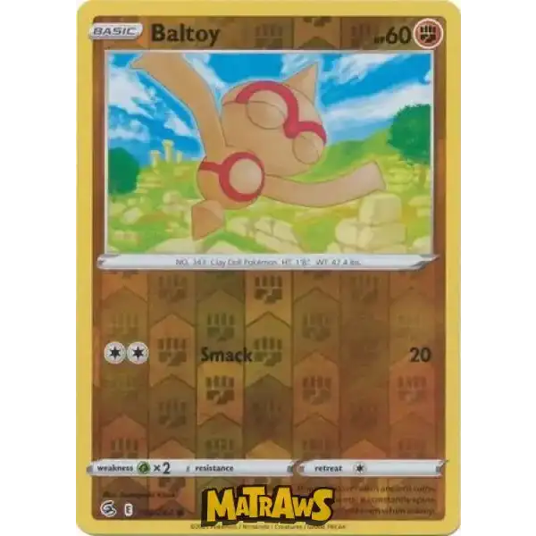 (144/264) Baltoy - Reverse Enkeltkort Fusion Strike 