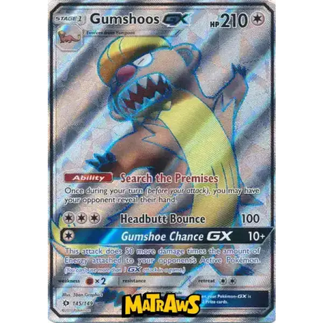 (145/149) Gumshoos GX - Full Art Enkeltkort Sun & Moon 