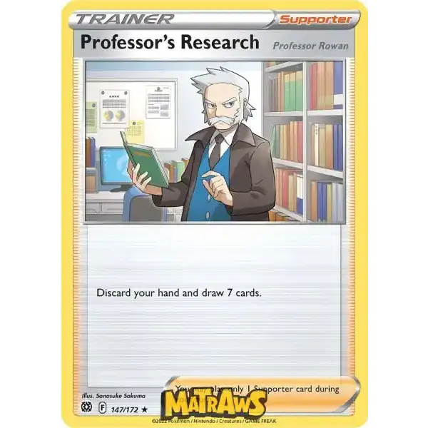 (147/172) Professor's Research - Non Holo Enkeltkort Brilliant Stars 