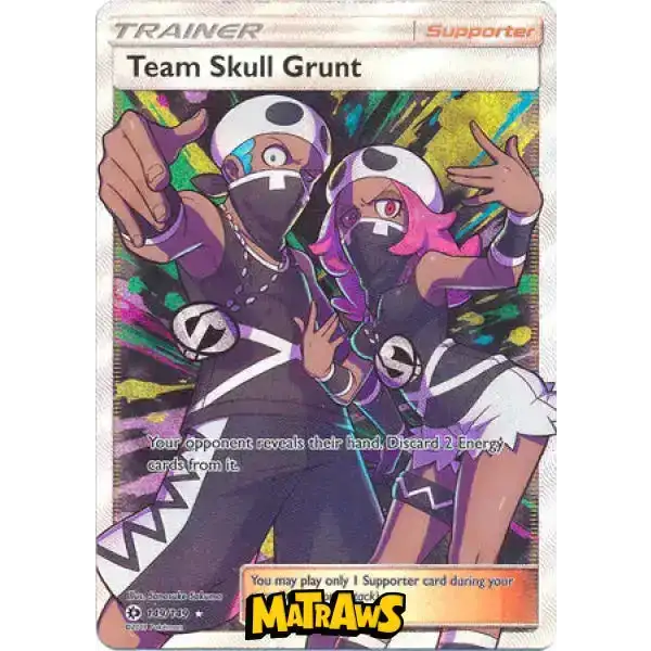 (149/149) Team Skull Grunt - Full Art Enkeltkort Sun & Moon 