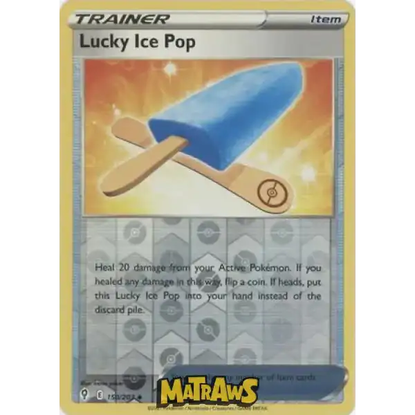 (150/203) Lucky Ice Pop - Reverse Enkeltkort Evolving Skies 