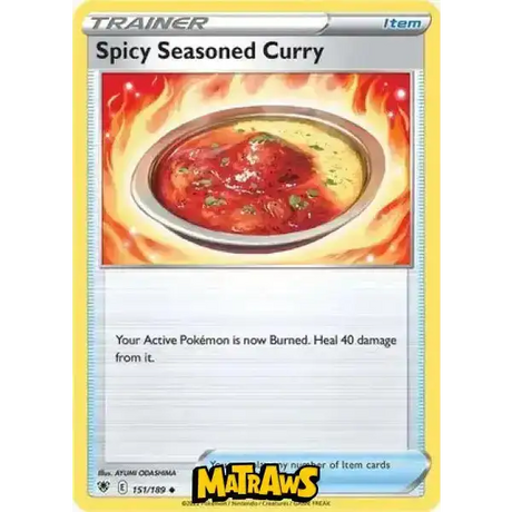 (151/189) Spicy Seasoned Curry Enkeltkort Astral Radiance 