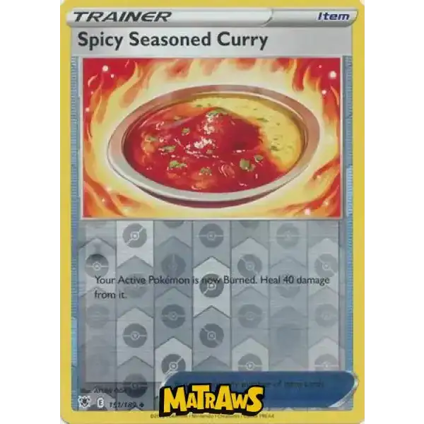 (151/189) Spicy Seasoned Curry - Reverse Enkeltkort Astral Radiance 