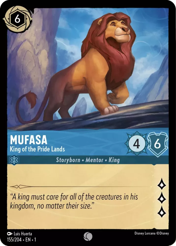 Mufasa - King of the Pride Lands (Common) - 155/204