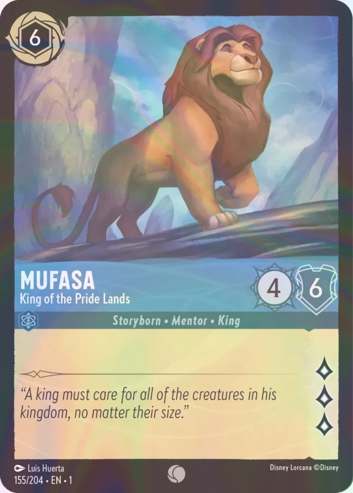 Mufasa - King of the Pride Lands - Foil (Common) - 155/204