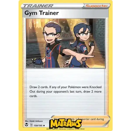 (158/195) Gym Trainer Enkeltkort Silver Tempest 