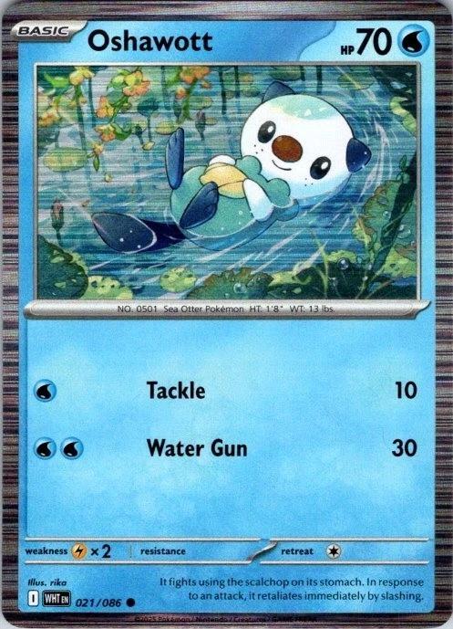 Oshawott - White Flare: Holo Promo (Promo) [021] Kortspil