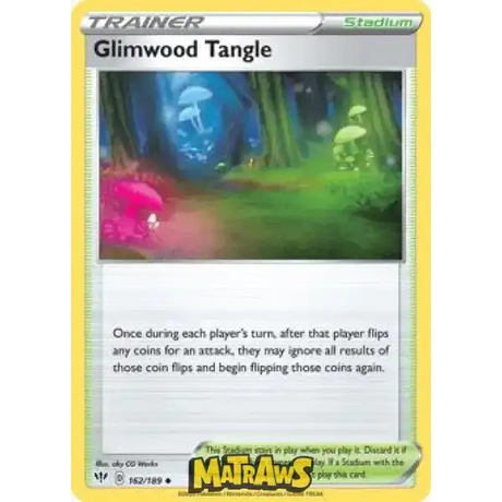 (162/189) Glimwood Tangle Enkeltkort Darkness Ablaze 