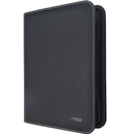 Ultra Pro Toploader Pro-Binder 4-Pocket Zippered Sort Tilbehør