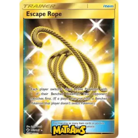 (163/147) Escape Rope - Gold Enkeltkort Burning Shadows 