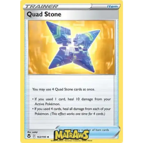 (163/195) Quad Stone Enkeltkort Silver Tempest 