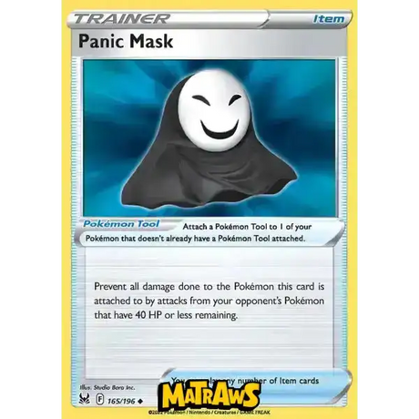 (165/196) Panic Mask Enkeltkort Lost Origin 