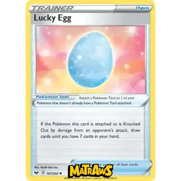 (167/202) Lucky Egg Enkeltkort Sword & Shield 