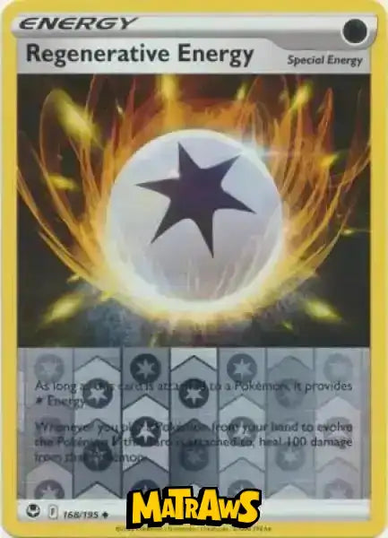 (168/195) Regenerative Energy - Reverse Enkeltkort Silver Tempest 