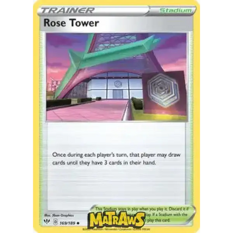 (169/189) Rose Tower Enkeltkort Darkness Ablaze 