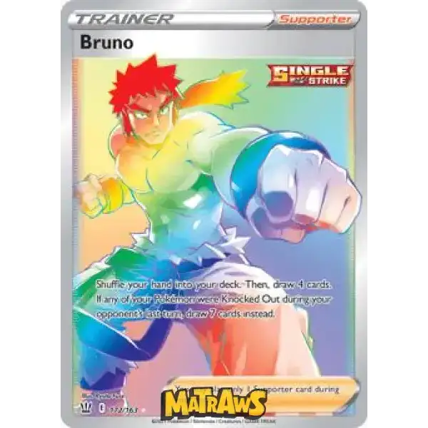 (172/163) Bruno - Rainbow Enkeltkort Battle Styles 