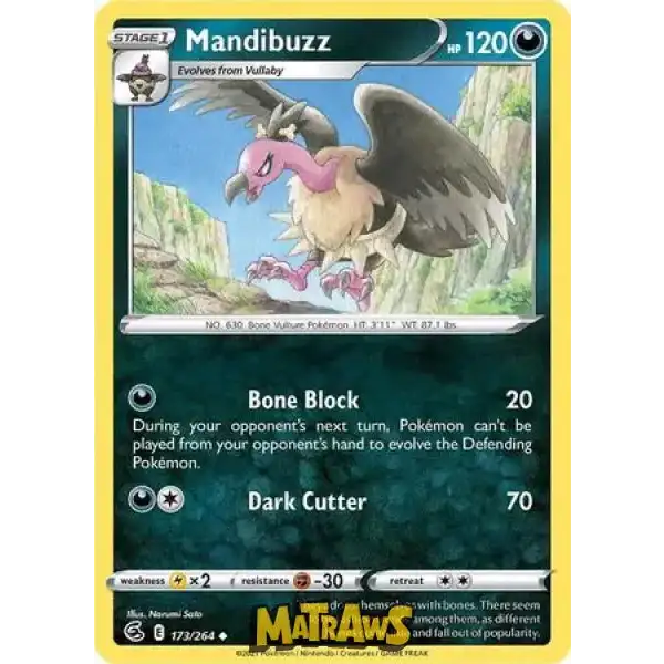 (173/264) Mandibuzz Enkeltkort Fusion Strike 