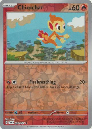 Chimchar - Reverse - 031/167