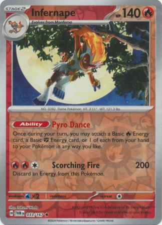 Infernape - Reverse - 033/167