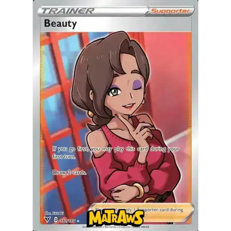 (181/185) Beauty - Full Art Enkeltkort Vivid Voltage 