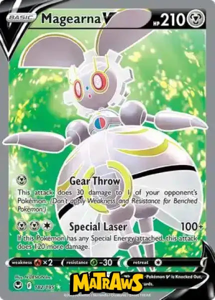 (182/195) Magearna V - Full Art Enkeltkort Silver Tempest 